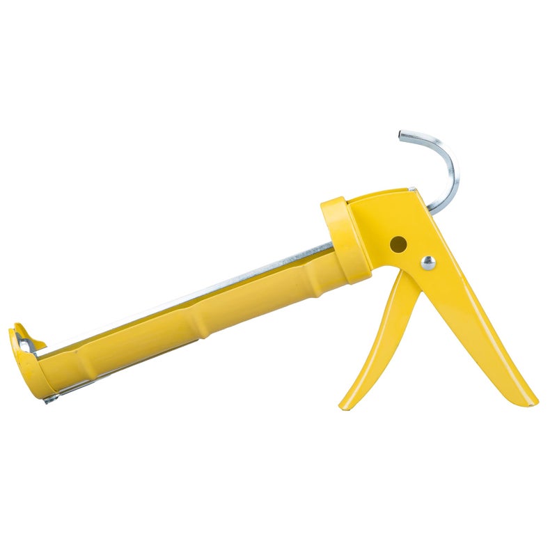 Dripless Brand CH200 Cradle Frame Hex Rod Caulk Gun | Dripless Metal Caulking Gun for 10oz Sealant and Adhesive Silicone Cartridges or Tubes | 10:1 Thrust Ratio | Contractor Grade - Image 1